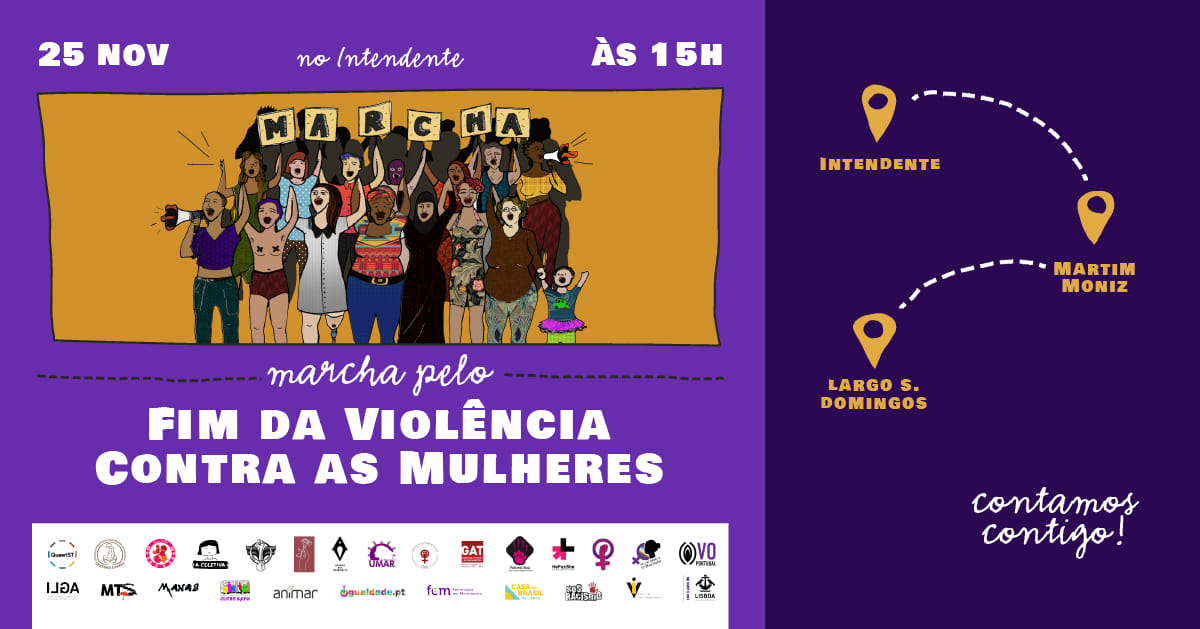 Marcha pelo Fim da Violência contra as Mulheres