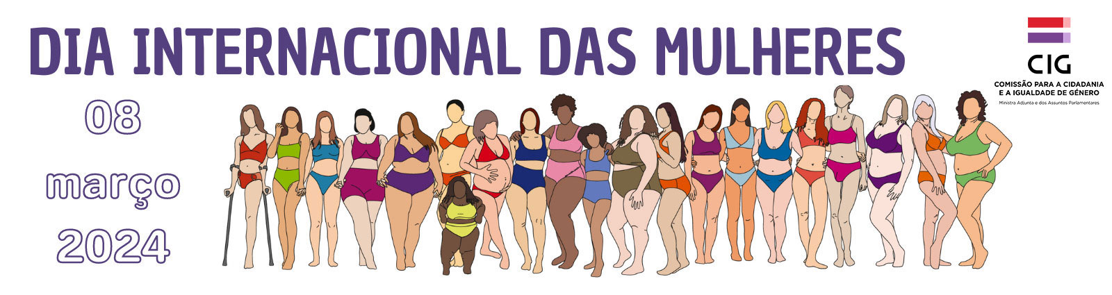 8 de março Dia Internacional das Mulheres - Iniciativas nacionais