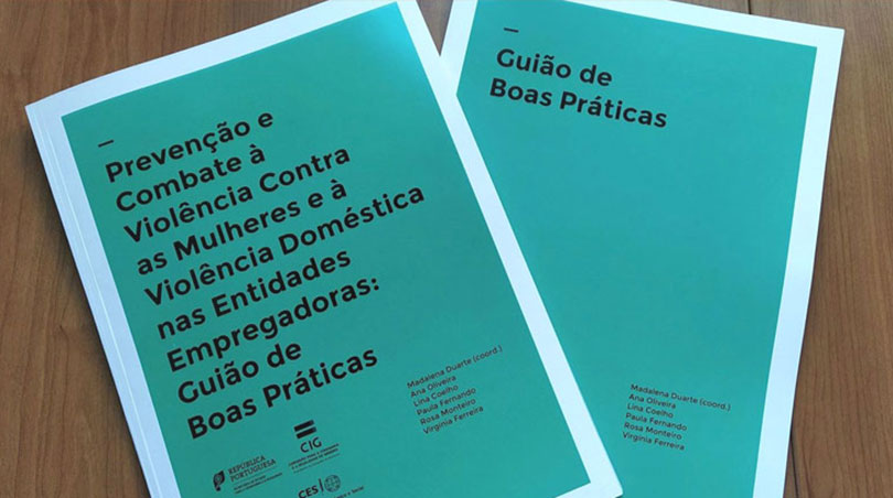 O «Guião de Boas Práticas de Prevenção e Combate à Violência Doméstica e de Género nas Empresas» está disponível em formato digital no website da CIG