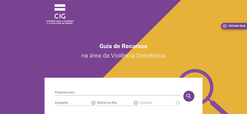 Guia de Recursos na área da violência doméstica