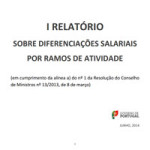 I Relatório sobre diferenciações salariais por ramos de atividade