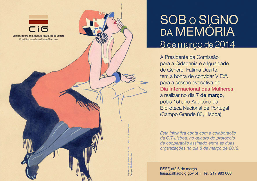 Sob o signo da memória – Sessão evocativa do Dia Internacional das Mulheres