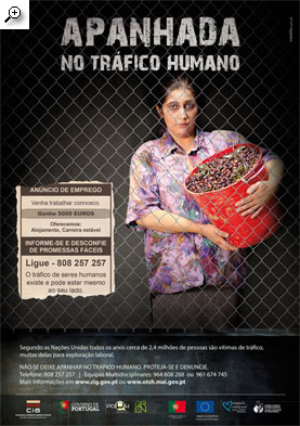 Campanha "Apanhados no Tráfico Humano"