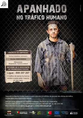 Campanha "Apanhados no Tráfico Humano"