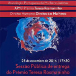 Estudo sobre o crime de violação distinguido com o «Prémio Teresa Rosmaninho»