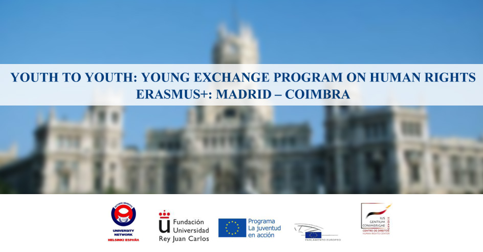Youth to Youth: Young Exchange Programme on Human Rights (Erasmus+: Madrid e Coimbra)
