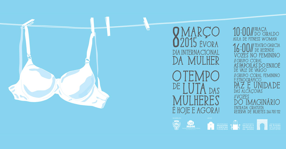 Evocação do Dia Internacional das Mulheres (8 mar., Évora)