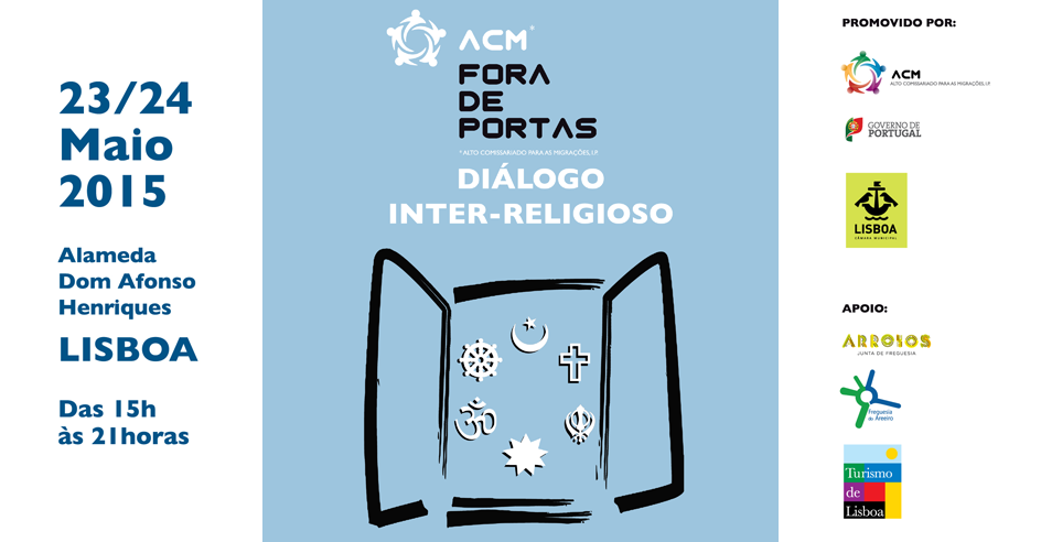 ACM Fora de Portas - Diálogo Inter-religioso (23-24 maio, Lisboa)