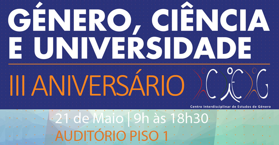 Conferência «Género, Ciência e Universidade» (21 maio, Lisboa)