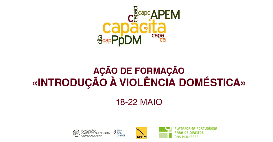 Ação de Formação «Introdução à Violência Doméstica» (18-22 maio)