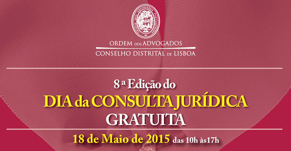 CIG associa-se à 8ª edição do Dia da Consulta Jurídica Gratuita (18 maio, Lisboa)