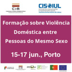 Formação sobre Violência Doméstica entre Pessoas do Mesmo Sexo (15-17 jun., Porto)