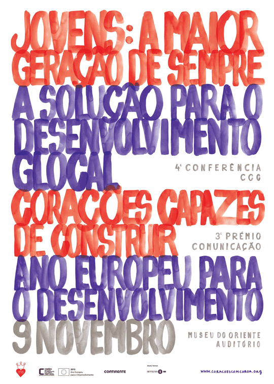 4ª Conferência CCC «Juventude: a Maior Geração de Sempre, a Solução para o Desenvolvimento Glocal» (9 nov., Lisboa)