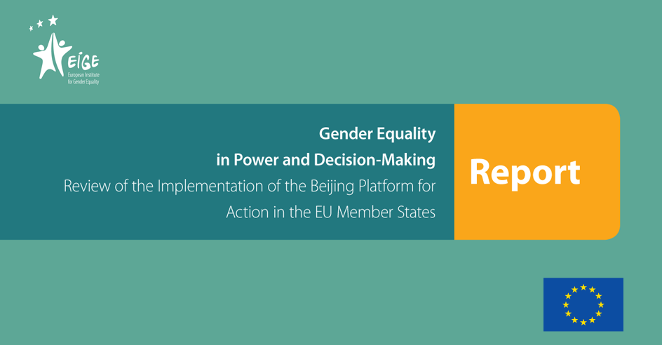 Novo Estudo do EIGE - «Igualdade de Género no Poder e Tomada de Decisão»
