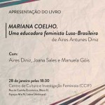Apresentação do Livro «Mariana Coelho: Uma Educadora Feminista Luso-Brasileira» (28 jan., Lisboa)