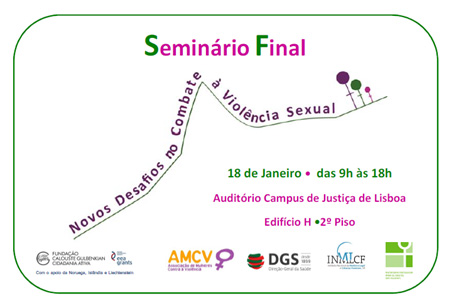 Seminário Final do Projeto Novos Desafios no Combate à Violência Sexual (18 jan., Lisboa