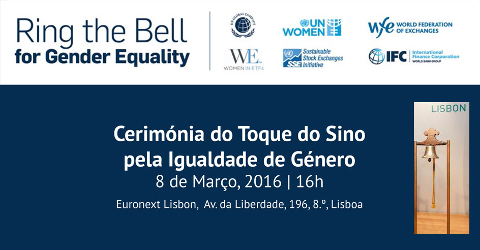 Cerimónia do Toque do Sino pela Igualdade de Género (8 mar., Lisboa)