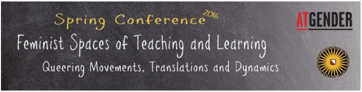 «ATGENDER Spring Conference 2016» (21-23 abr., Utrecht)