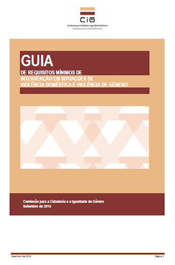 Novo Guia para Intervenção em Violência Doméstica e de Género