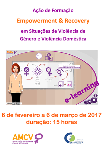 Ação de Formação “Empowerment & Recovery em Situações de Violência de Género e Violência Doméstica” (6 fev.-6 mar., e-learning)