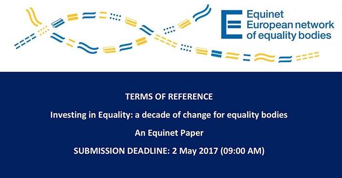 EQUINET: candidaturas para estudo sobre os organismos nacionais para a igualdade (até 2 maio)