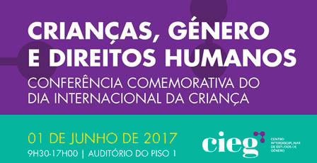 Conferência “Crianças, género e direitos humanos” (1 jun., Lisboa)