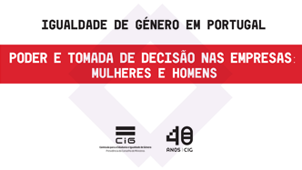 Poder e tomada de decisão nas empresas em Portugal: infografia