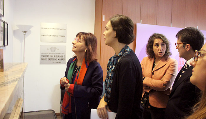 Ministra da Presidência e Secretária de Estado para a Cidadania e a Igualdade visitam a CIG (15 nov., Lisboa)