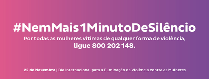 Dia Internacional para a Eliminação da Violência contra as Mulheres – 25 de novembro