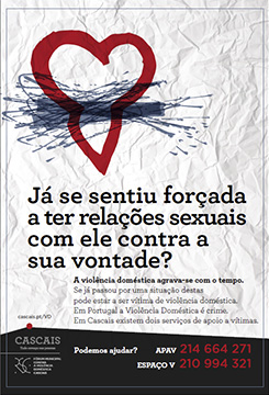 Campanha de sensibilização contra a Violência Doméstica