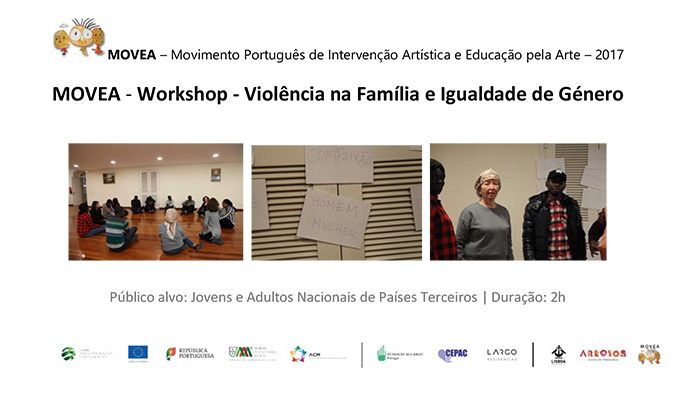 Workshop "Violência na família e igualdade de género" (9 dez., Lisboa)