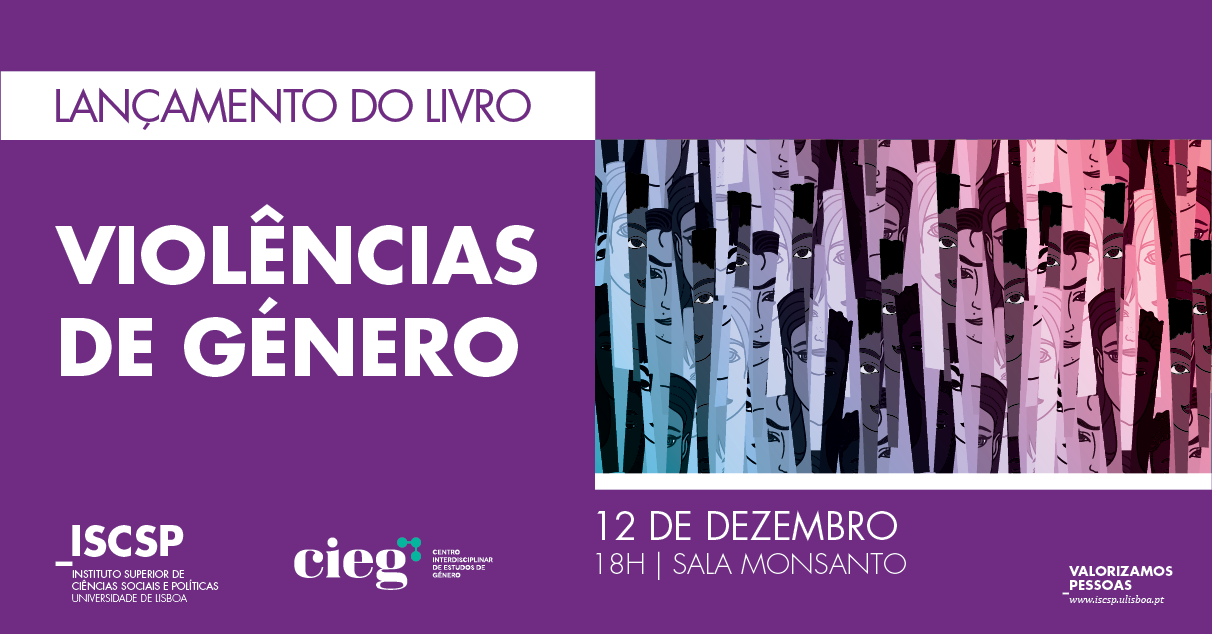 Apresentação do livro “Violências de género” (12 dez., Lisboa)