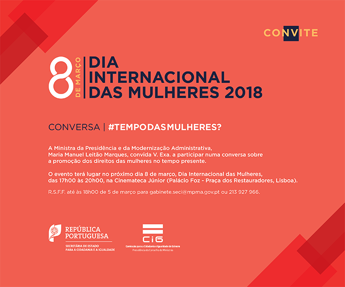 #tempodasmulheres? - conversa (8 mar., Lisboa)