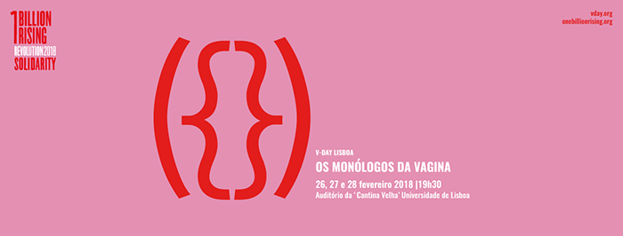 V-Day Lisboa 2018 apresenta uma leitura da peça “Os Monólogos da Vagina” (26-28 fev., Lisboa)