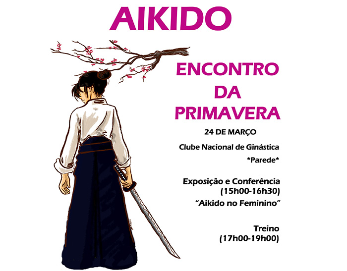 “Aikido no feminino”: conferência e exposição de pintura (24 mar., Parede)