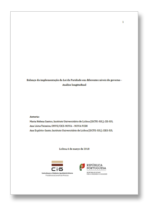 Balanço da implementação da Lei da Paridade em diferentes níveis de governo: análise longitudinal