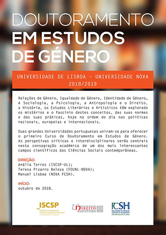 Doutoramento em Estudos de Género: abertura de candidaturas