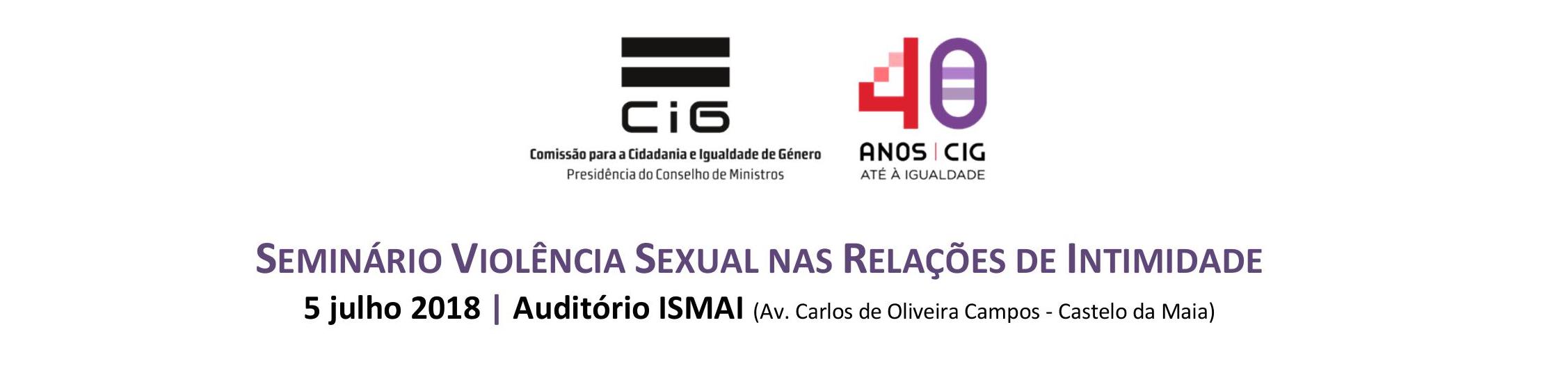 Seminário “Violência Sexual nas Relações de Intimidade”, na Maia