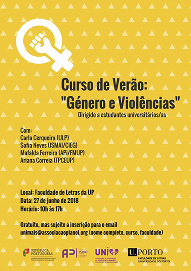 Curso de Verão “Género e Violências” no Porto