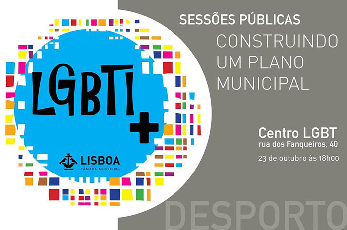 Sessões Públicas LGBTI+ - 23 outubro, Lisboa