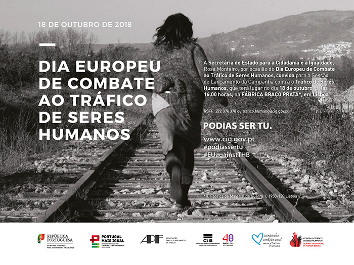 Lançamento da campanha «Tráfico de Seres Humanos» - Convite