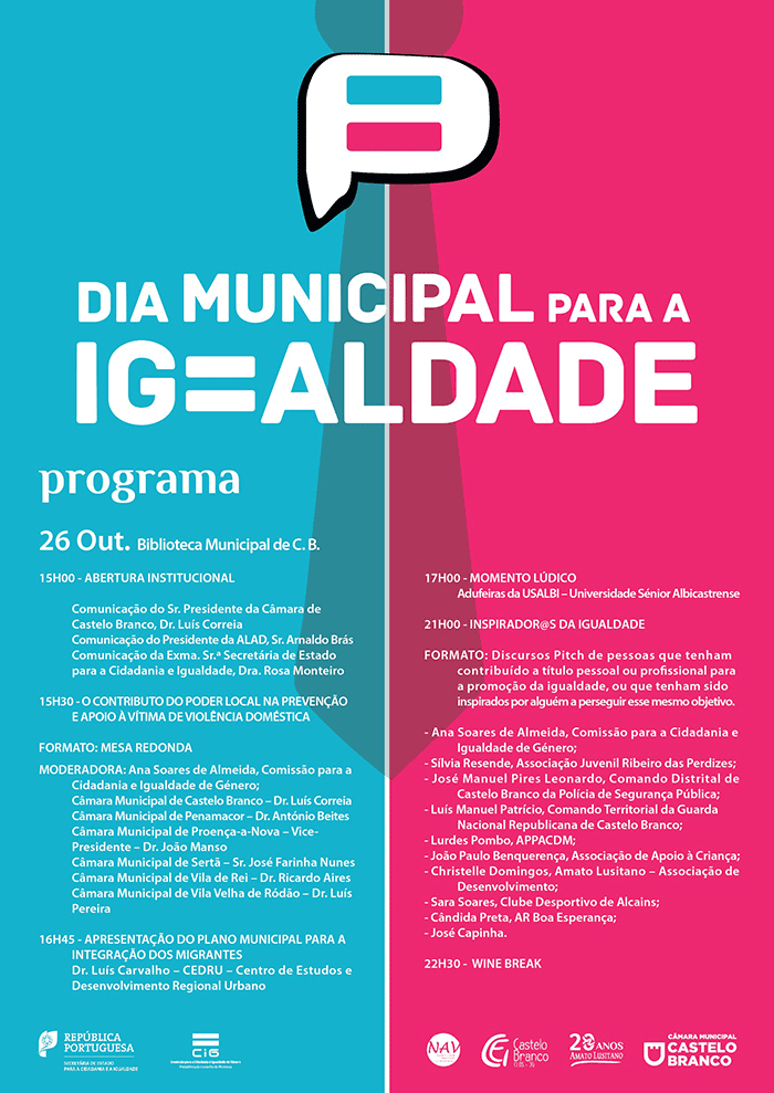 Dia Municipal para a Igualdade em Castelo Branco