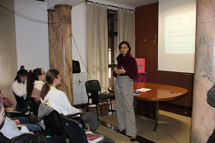 Visita do curso «Empowering Women in the 21st Century» do ISCTE