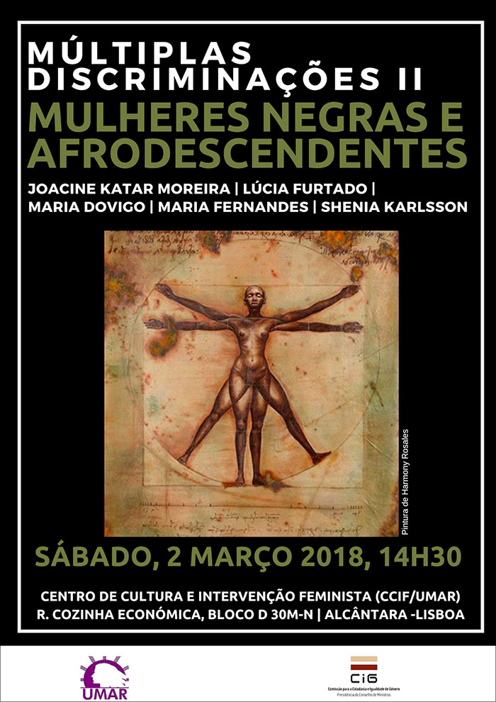 Tertúlia UMAR «Mulheres Negras e Afrodescendentes» - Lisboa, 2 de março