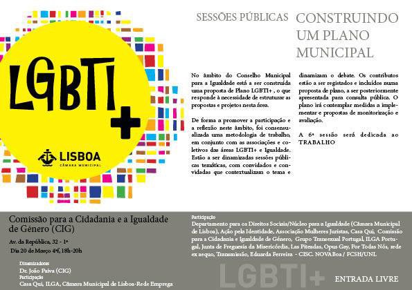 Construindo um Plano Municipal | Sessão Pública LGBTI+ sobre TRABALHO