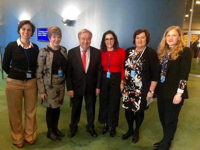 A 63ª Sessão da Comissão sobre o Estatuto da Mulher da ONU 