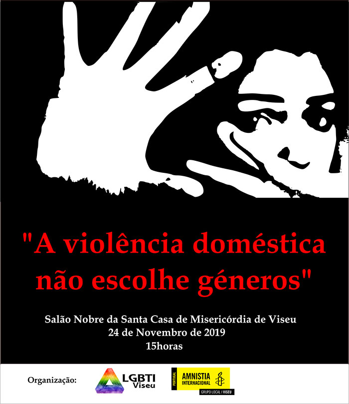 Tertúlia «A violência doméstica não escolhe géneros» em Viseu