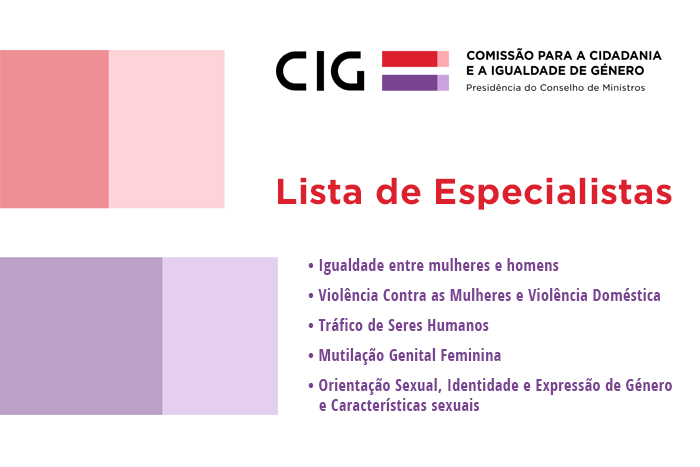 Comissão para a Cidadania e Igualdade de Género lança Lista de Especialistas