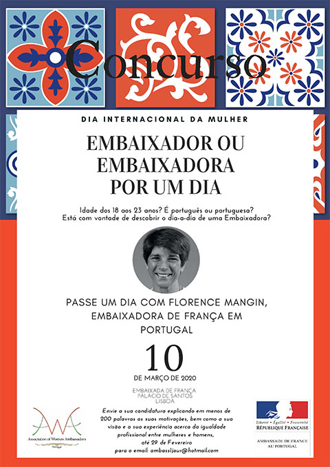 Embaixada de França lança o desafio a jovens – 10 de março, Lisboa