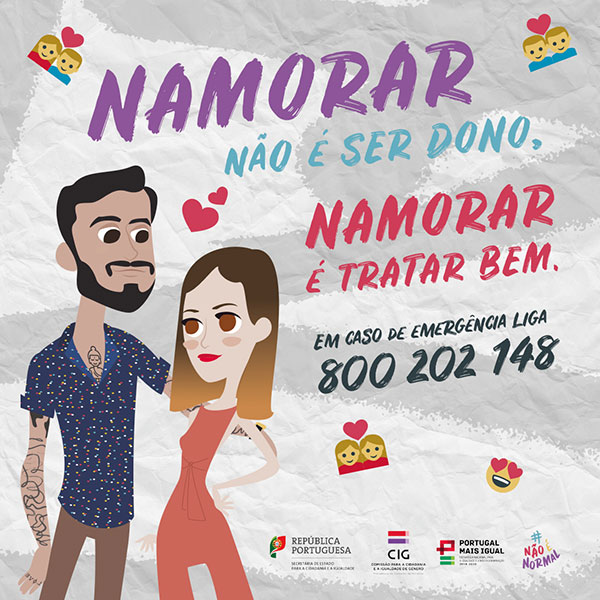 Governo e Movimento #NãoÉNormal lançam campanha pela eliminação da violência no namoro